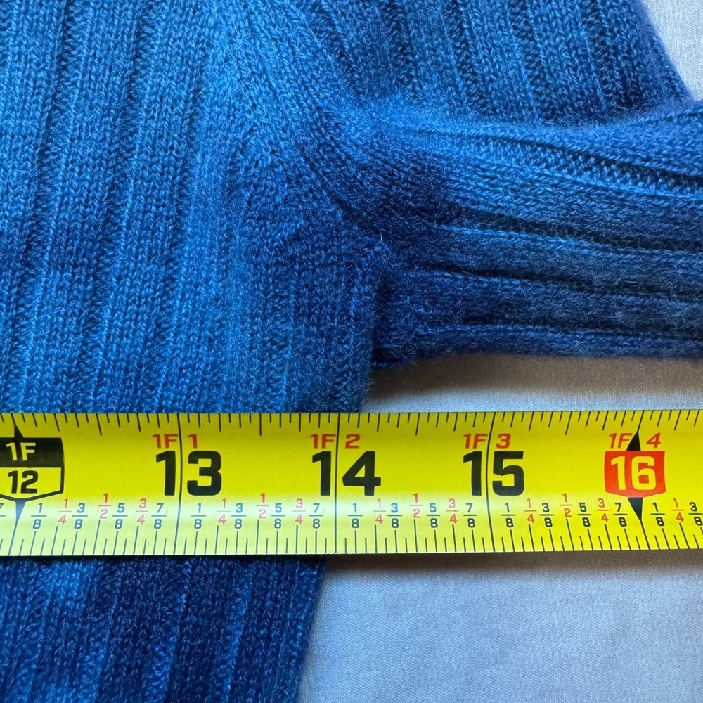 Madewell 100% Cashmere Cardigan Button Down Tie Dyed Ribbed XXS VNeck Preppy Lux - Picture 8 of 10